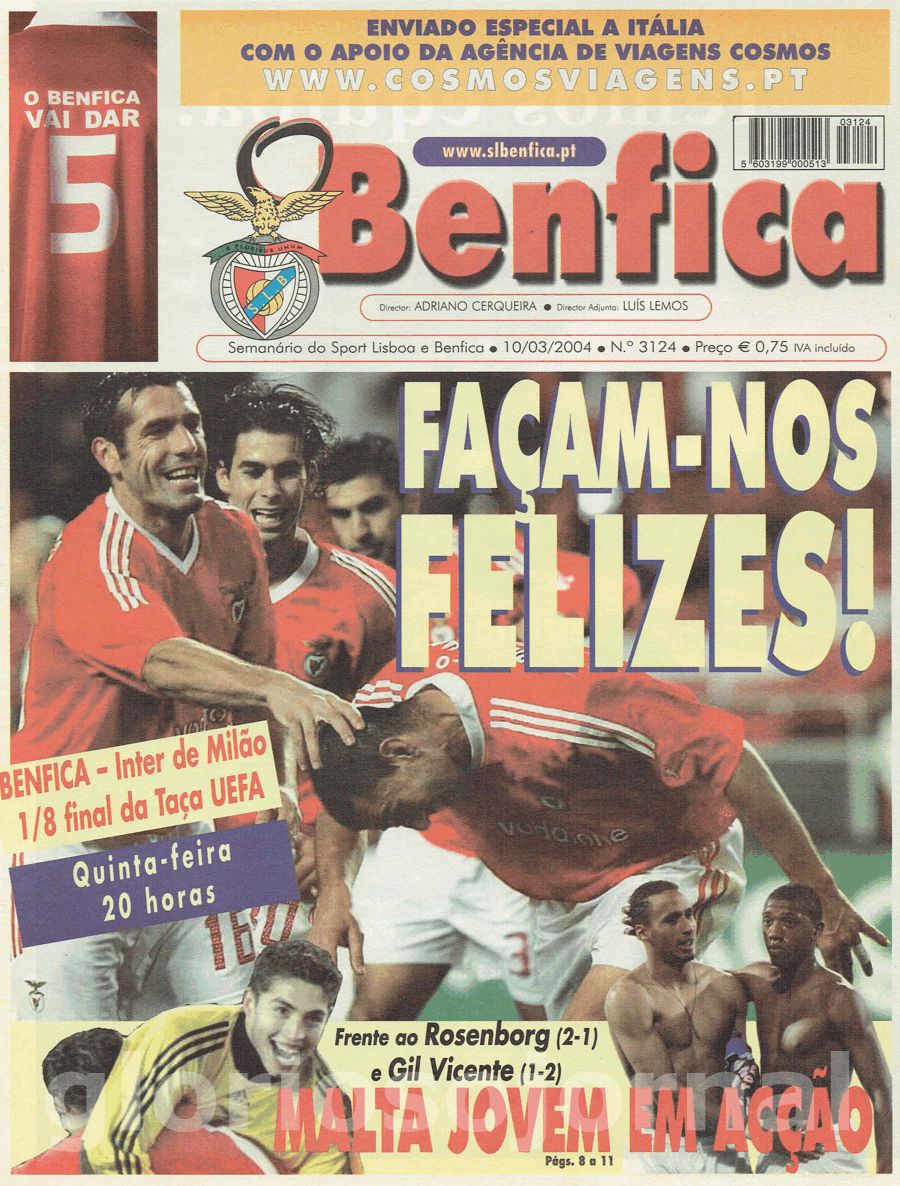 jornal o benfica 3124 2004-03-10